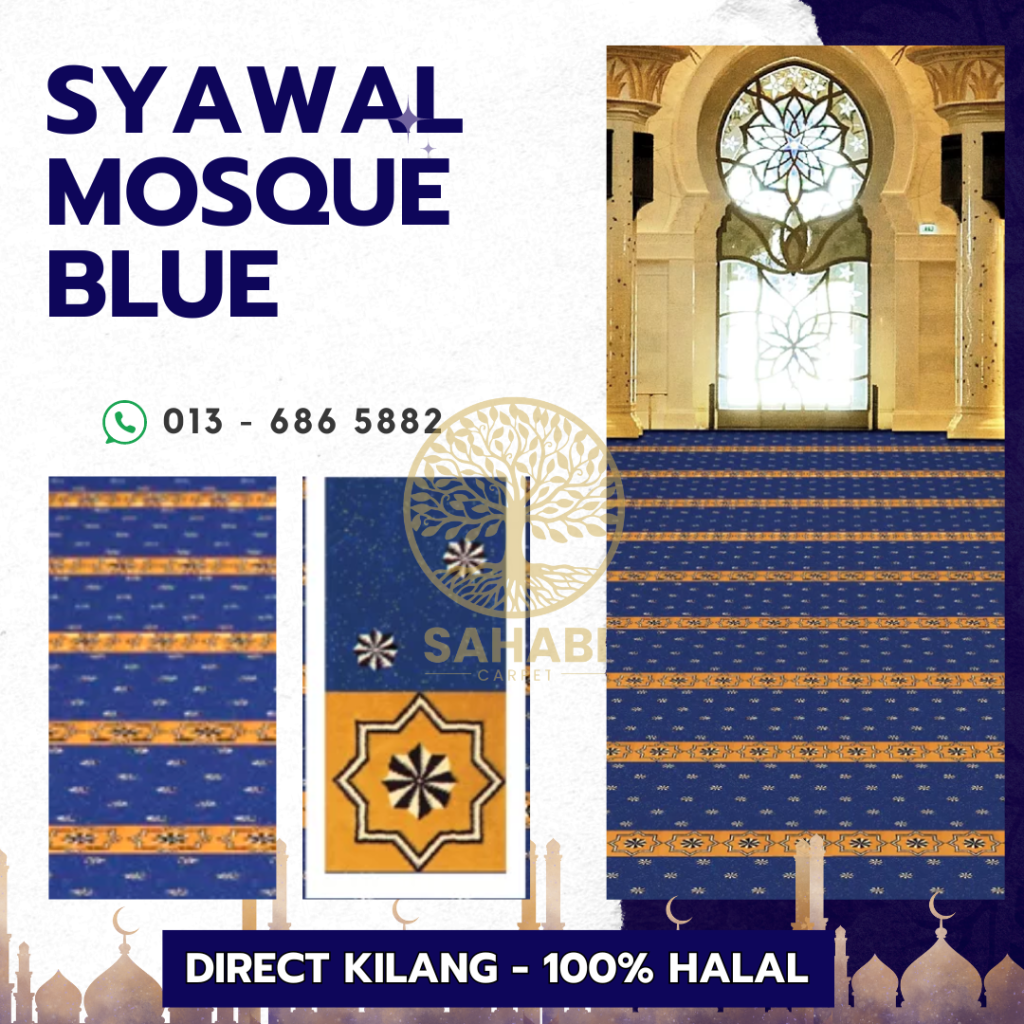 karpet masjid surau murah direct kilang 7